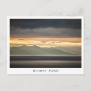 Svalbard Landscape Foto Postkarte