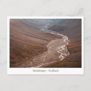Svalbard Landscape Postkarte