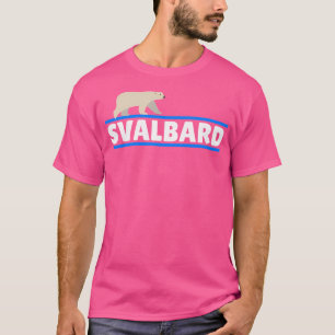Svalbard Norwegen Berge Polar Bears Aurora Ice T-Shirt