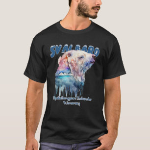 Svalbard Norwegen Spitzbergen Polar Bear Northern T-Shirt