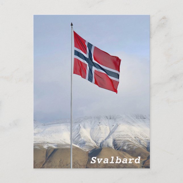Svalbard Postkarte (Vorderseite)