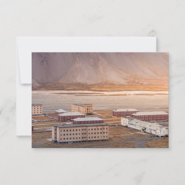 Svalbard Pyramiden Card (Vorderseite)