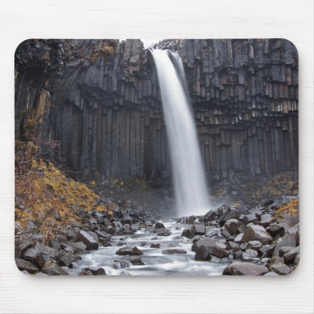 Svartifoss Wasserfall in Island mousepad (Vorne)