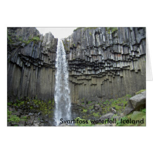Svartifoss Wasserfall, Island