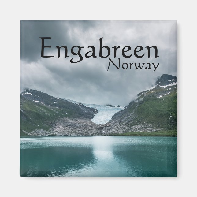 Svartisen Glacier Norwegen Magnet (Vorne)