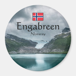 Svartisen Glacier Norwegen Magnet