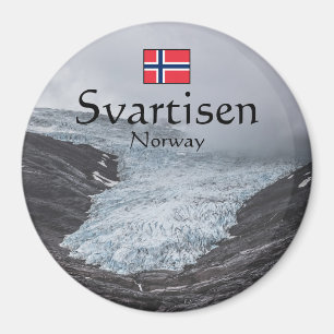 Svartisen Glacier Norwegen Magnet