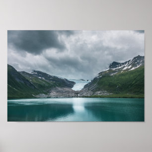Svartisen Glacier Norwegen Poster
