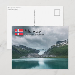 Svartisen Glacier Norwegen Postkarte