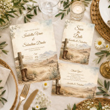 Rustic Western Desert Wedding