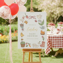 Spring Cottagecore Garden Baby Shower Collection