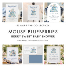 Berry Sweet Blueberry Baby Shower