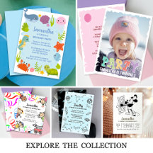 Kids Birthday Party Invitations