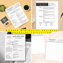 Modern Minimalist Business Stationery