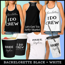 Bachelorette Party - Black And White Script