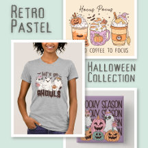Retro Pastel Halloween Collection