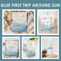 Blue First Trip Around The Sun