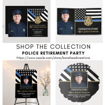 Police Law Officer Retirement Party Photo Suite