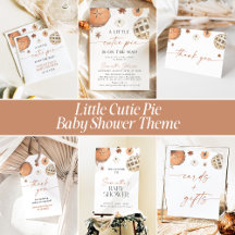 Little Cutie Pie Fall Pumpkin Baby Shower