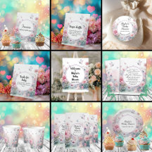Fairy Garden Baby Shower Collection