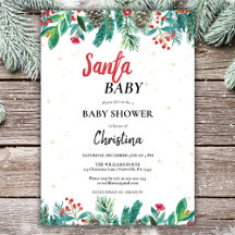 * Santa Baby * Christmas Baby Shower 