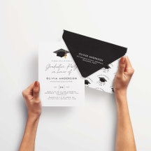 Modern minimal elegant arch photo graduation