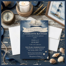 Navy Blue Nautical Wedding   Coastal Ship & Yacht 