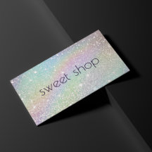 Holographic Glitter Bakery Boutique Business Suite