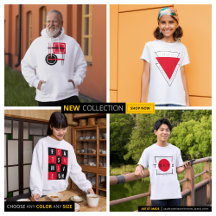 Red & Black Theme Typography and Shapes Art 