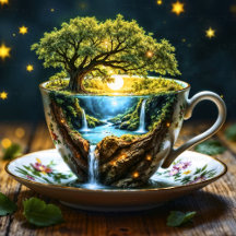 Magical Teacup World: A Miniature Paradise