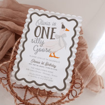One Silly Goose Green 1st Birthday Suite Brown
