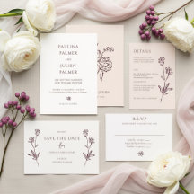 PAULINA | Chic Burgundy & Ivory Wedding
