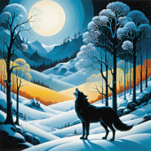 Fantasy Winter Wonderland Prints