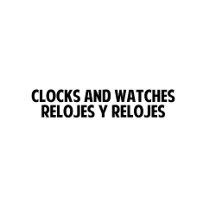 Clocks and Watches 1, Relojes y Relojes Uno