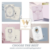 French Rococo Wedding Invitations