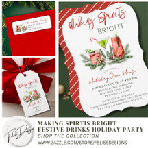Making Spirits Bright Festive Drinks Holiday Party