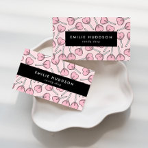 Pink Lollipops Business Cards Collection