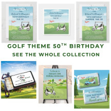 50th Birthday Party Men's Golf Theme Party