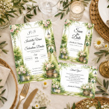 Romantic Secret Garden Elegance Wedding