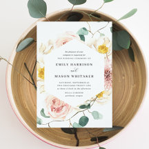 Blush Pink & Purple Floral Eucalyptus