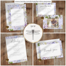 Lavender Wildflower Garden Romantic Wedding