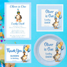 One Lucky Duck Birthday Party