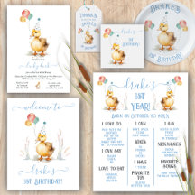 One Lucky Duck Birthday Party