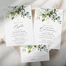 Eucalyptus Baptism/First Communion Collection