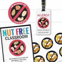 Nut Allergy Personalized Products For Kids