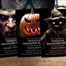 Spooky Halloween Party Invitations