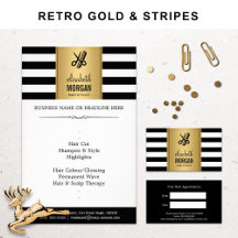 Matching items: Scissors Logo Retro Gold Stripes