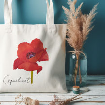 Tote bag inspiration fleurie