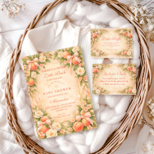 Sweet Little Peach Garden Baby Shower