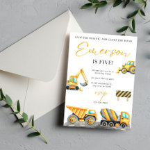 Construction Birthday Party